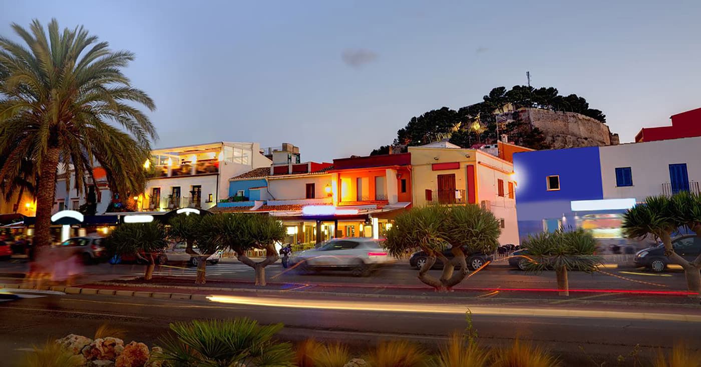 Hermosa vista de Denia